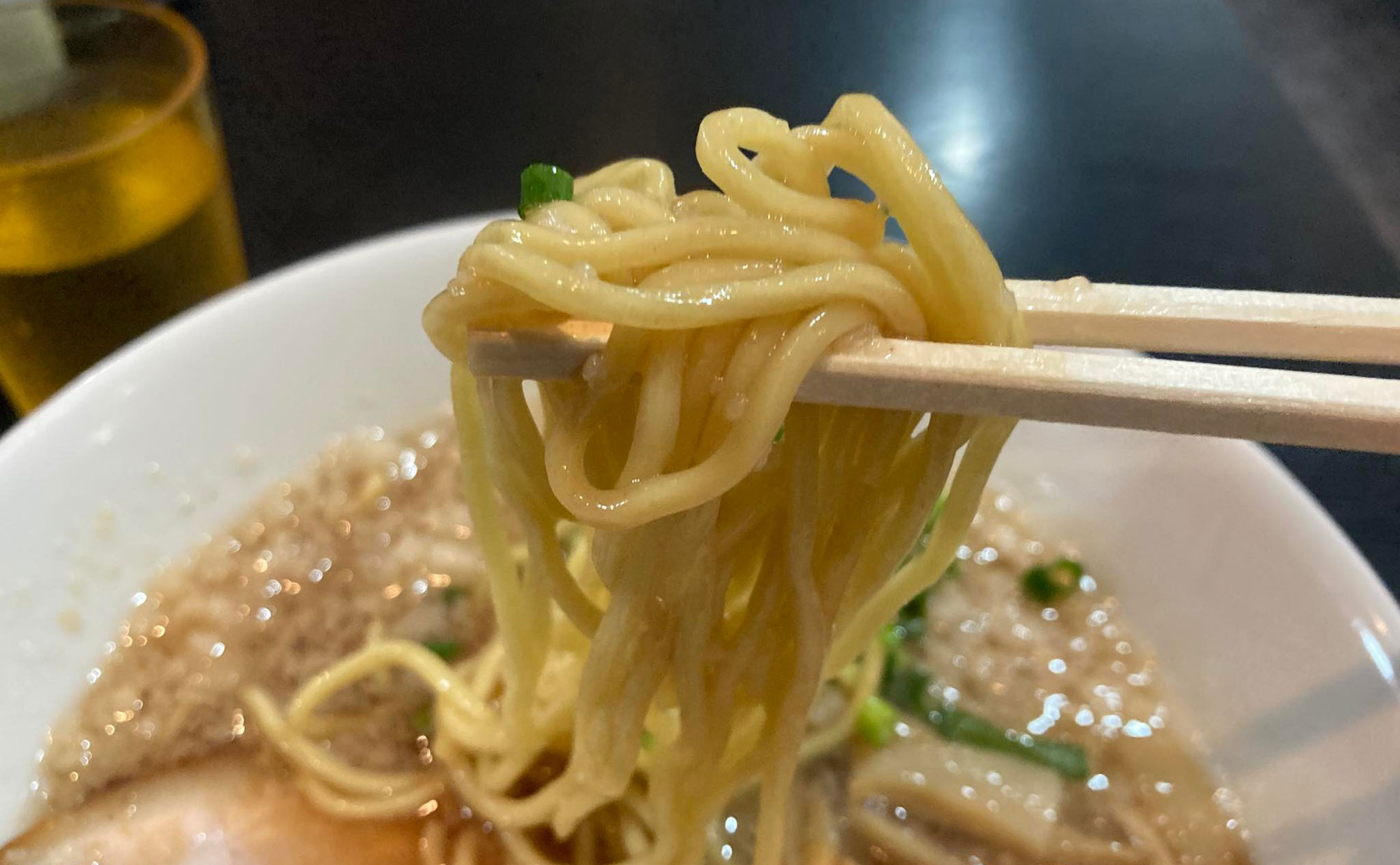 伊豆の国市 ラーメン「一匹の鯨」(Ippikinokujira) 麺