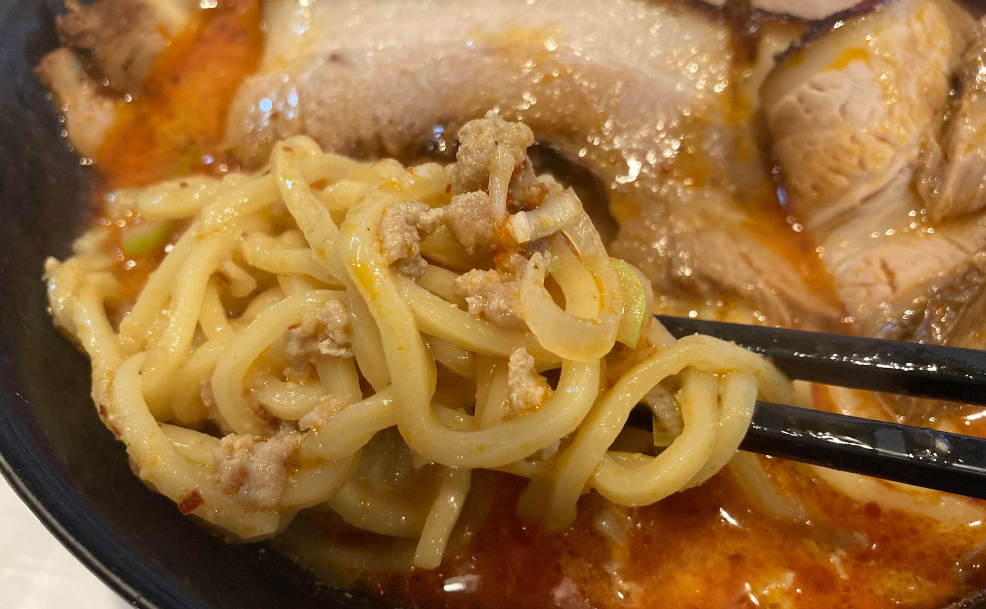 沼津 ラーメン「からみそや」(Karamisoya) 肉そぼろ