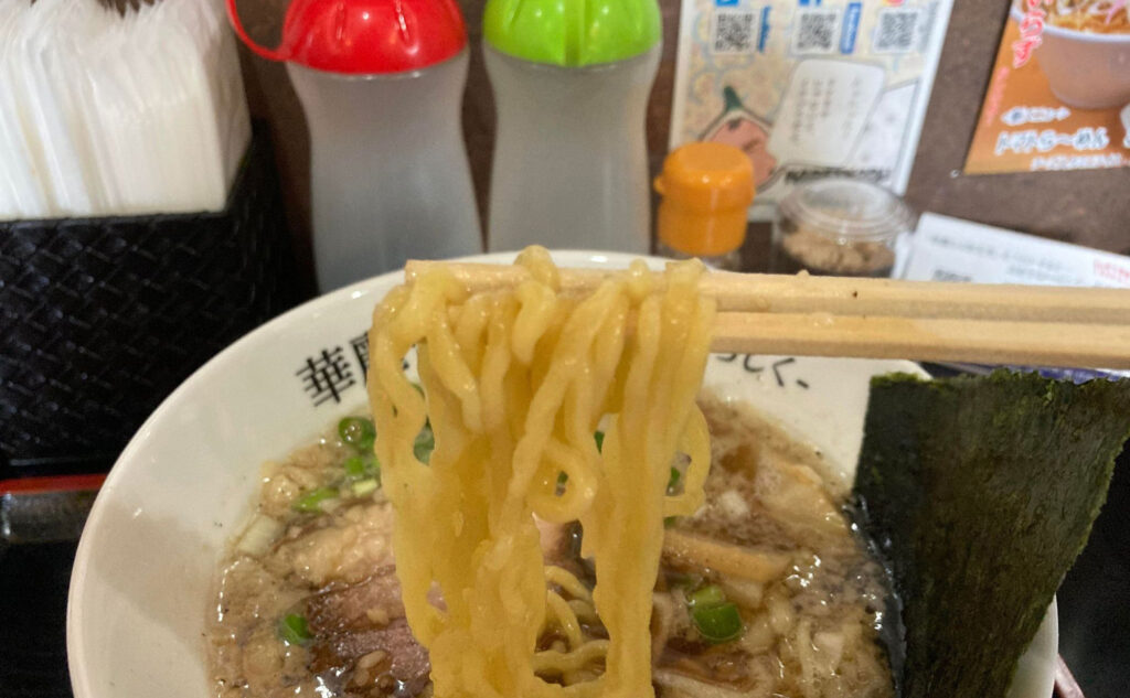 三島 ラーメン「華麗なる無花果」(Kareinaruichijiku) 麺