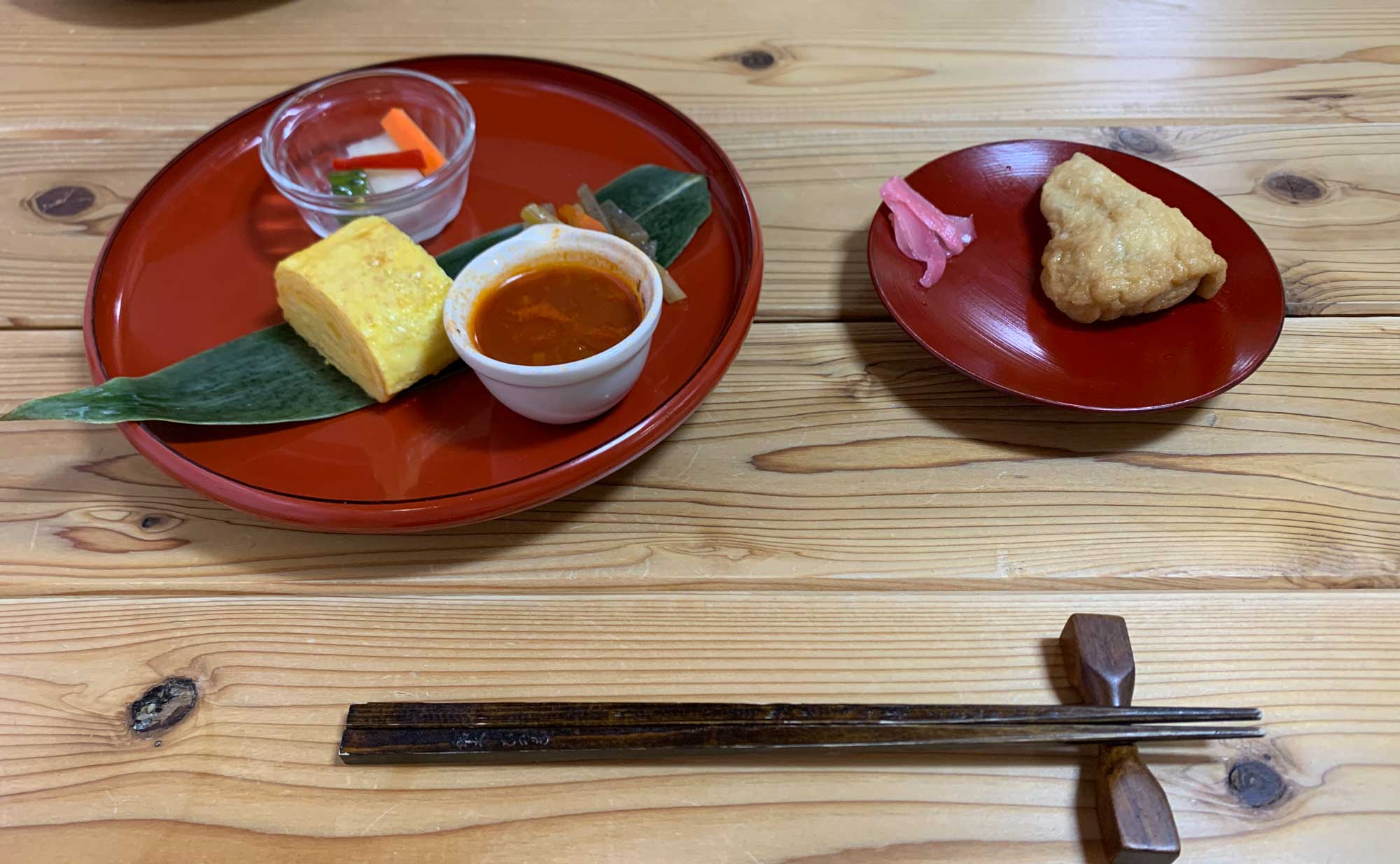 伊豆の国市 蕎麦「熊の手」(Kumanote) 前菜