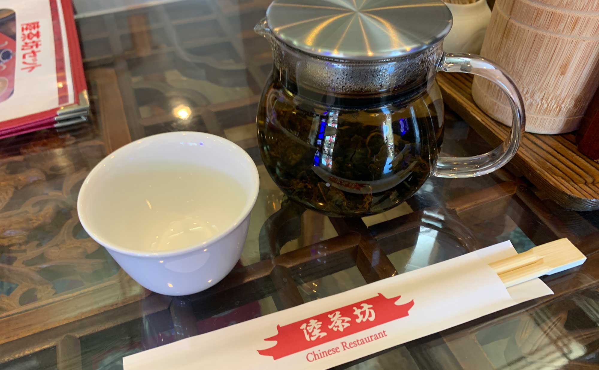 函南町 ラーメン「陸茶坊」(Rikutyabou) ジャスミンティー