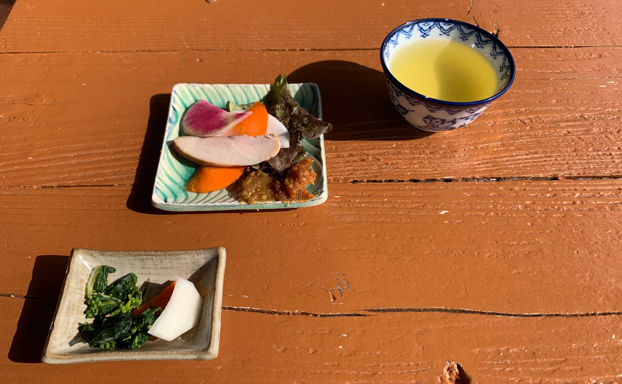 伊豆市 蕎麦「やまびこ」(Yamabiko) 前菜