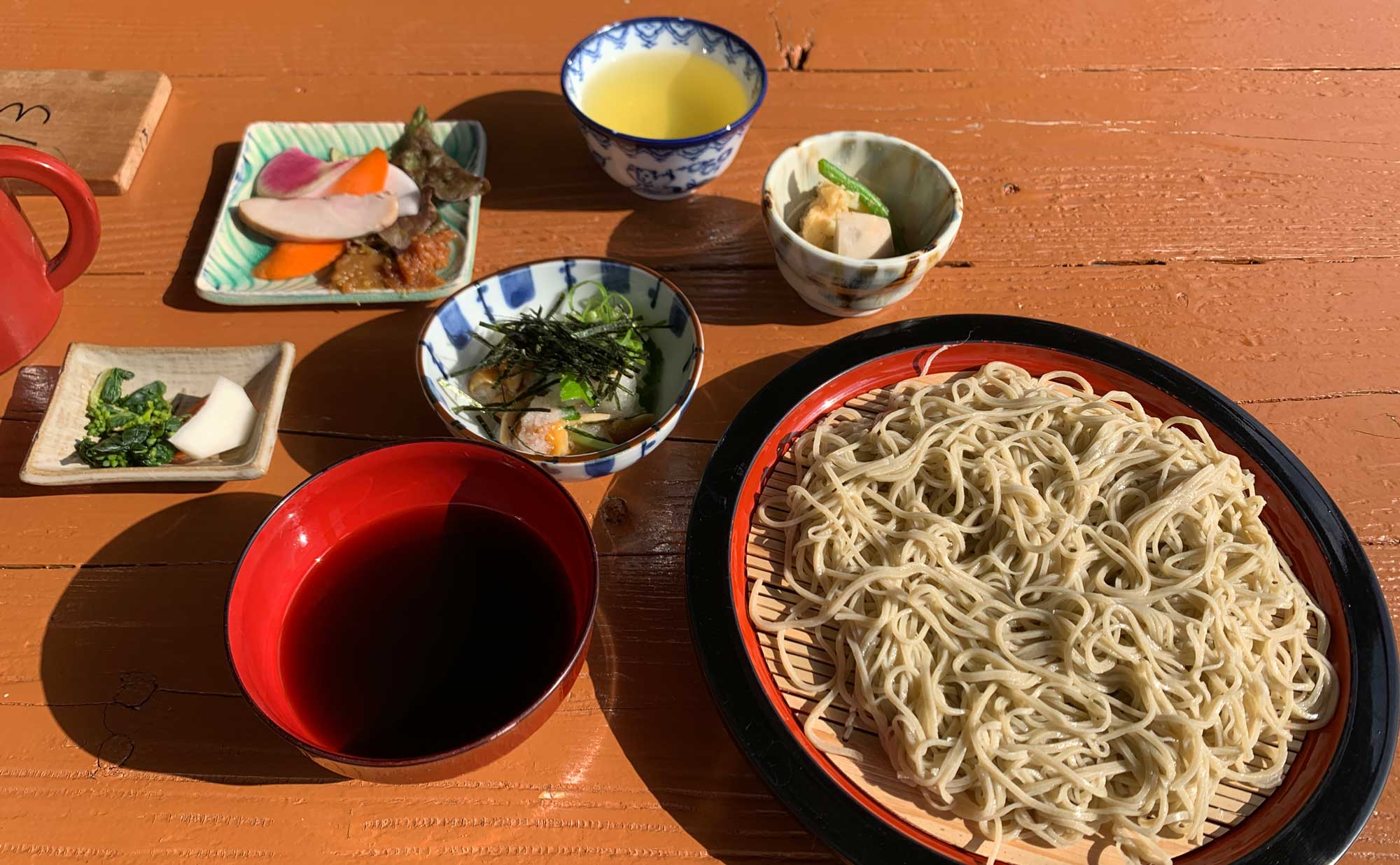 伊豆市 蕎麦「やまびこ」(Yamabiko) おろしなめこ蕎麦