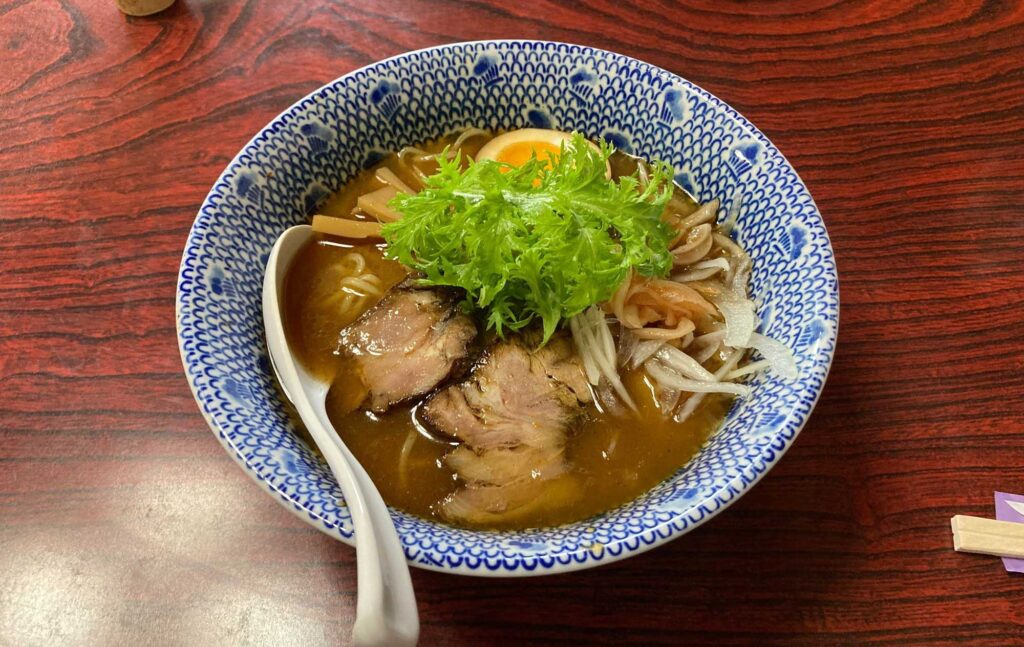 伊豆市 ラーメン「あまからや」(Amakaraya) スパイス醤油ラーメン