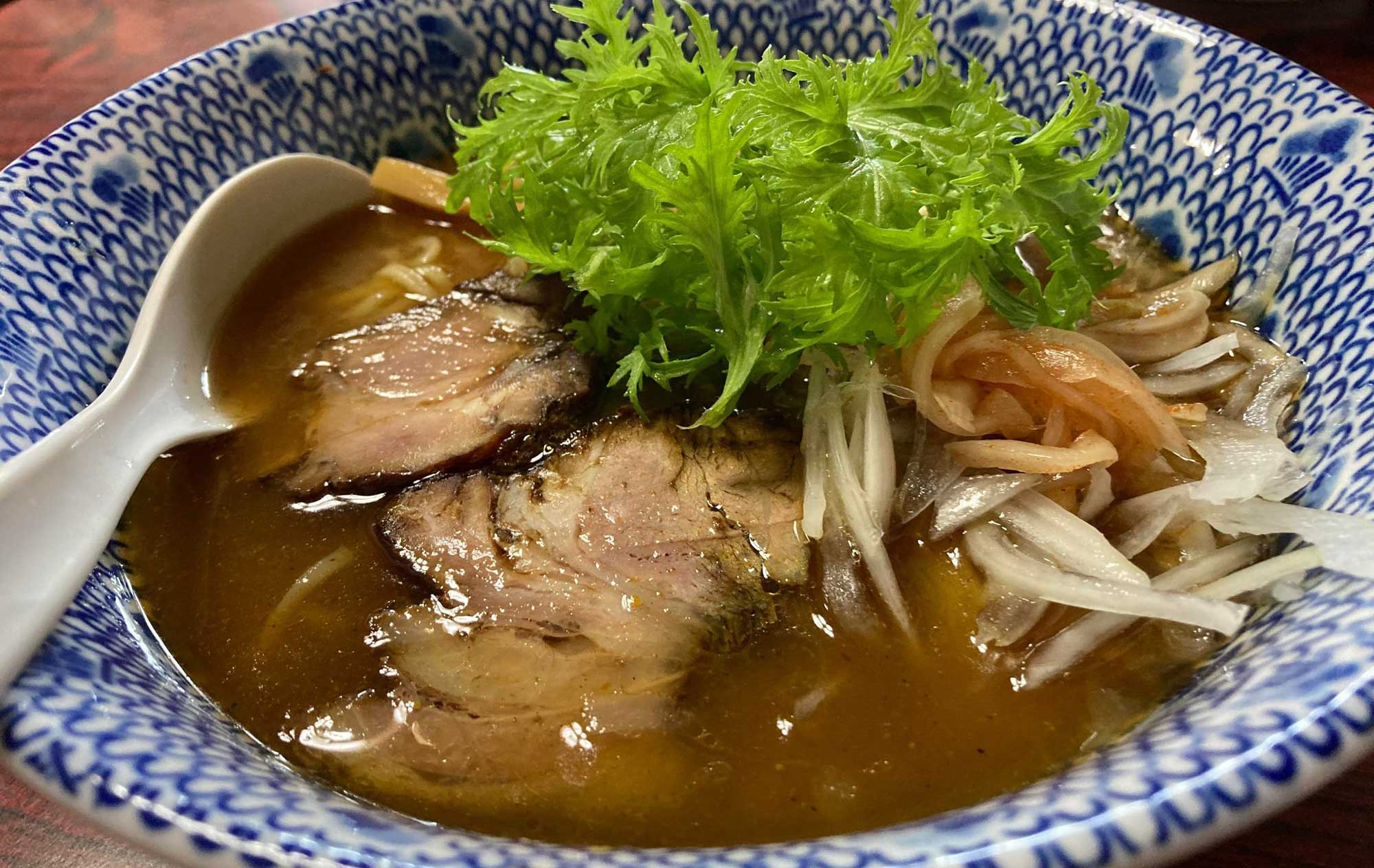伊豆市 ラーメン「あまからや」(Amakaraya) スパイス醤油ラーメン