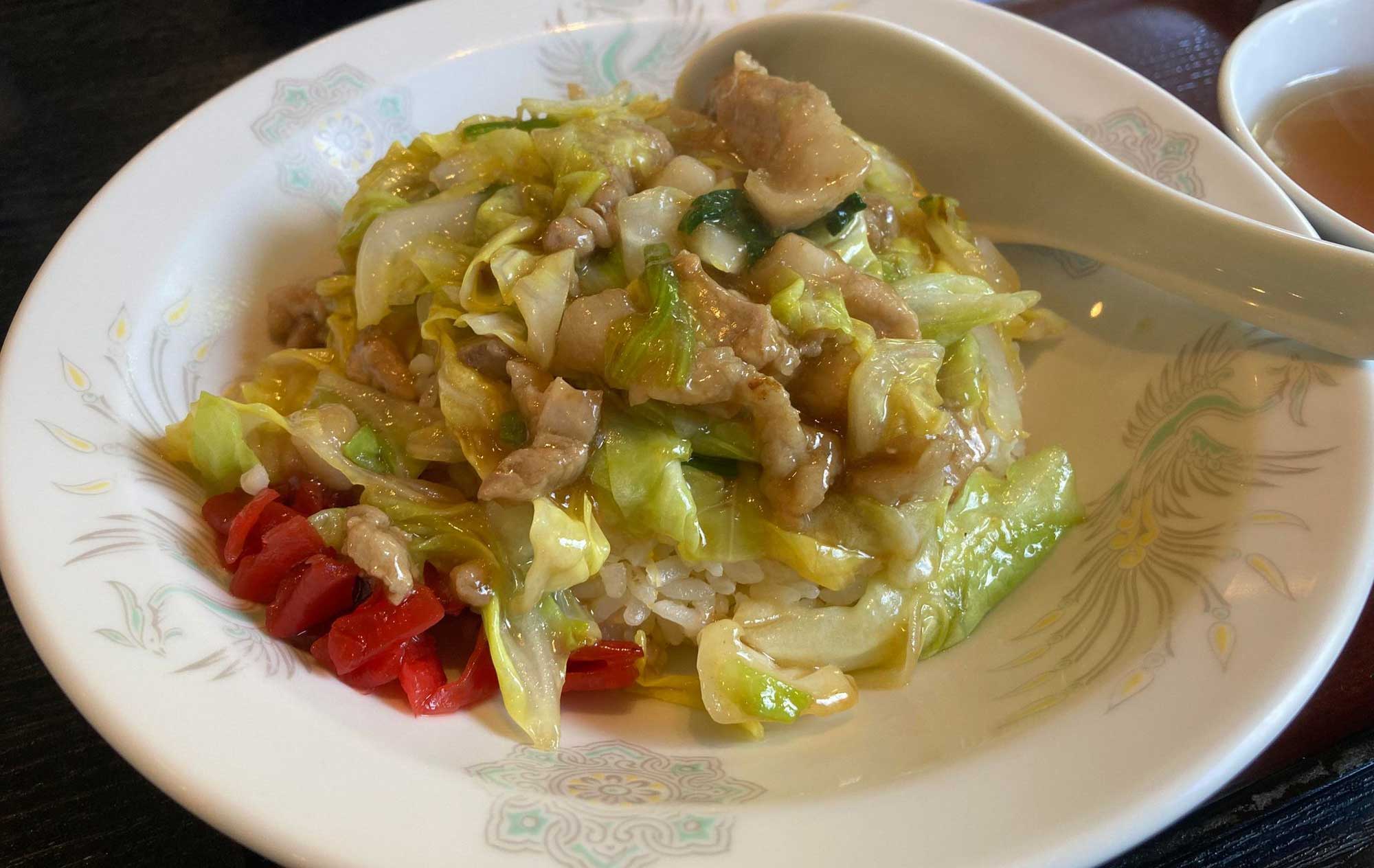 河津 ラーメン「一和食堂」(Ichiwashokudou) 特製あんかけ肉チャーハン1