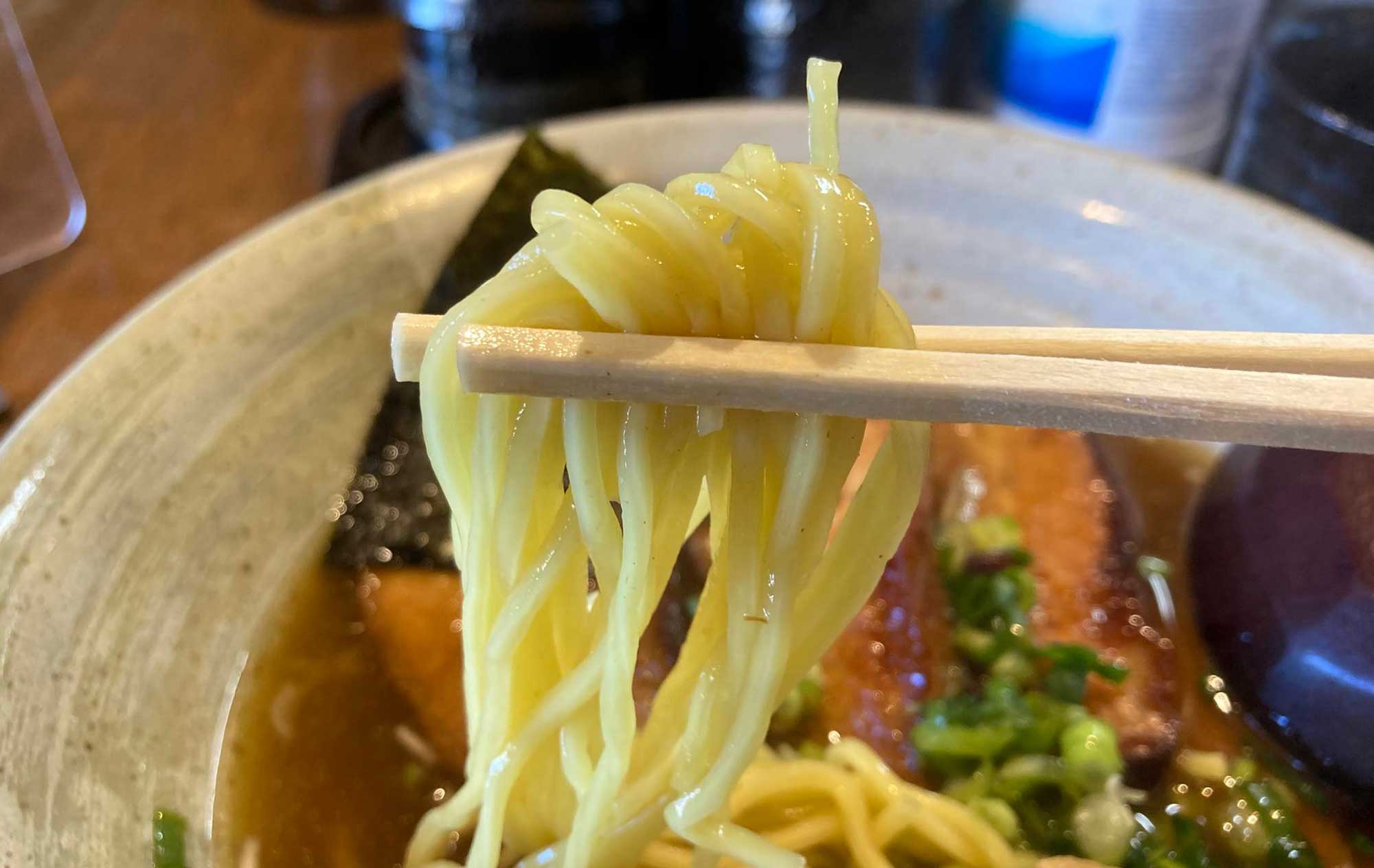 三島 ラーメン「桜風」(Sakurakaze) 麺