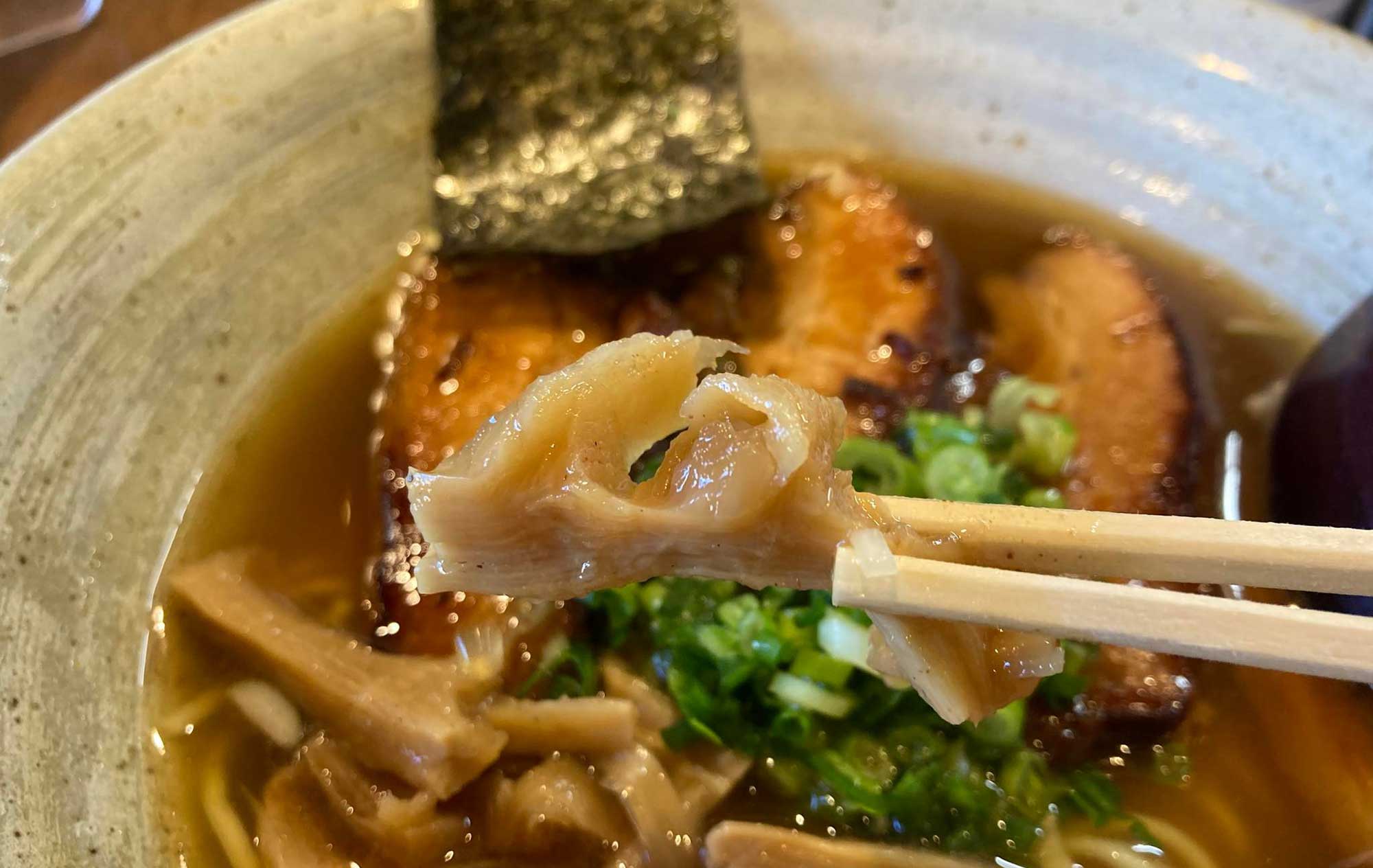 三島 ラーメン「桜風」(Sakurakaze) メンマ