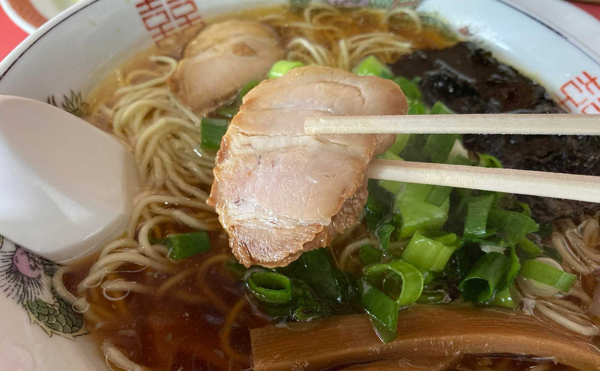 沼津 ラーメン「春来軒」(Shunraiken) チャーシュー