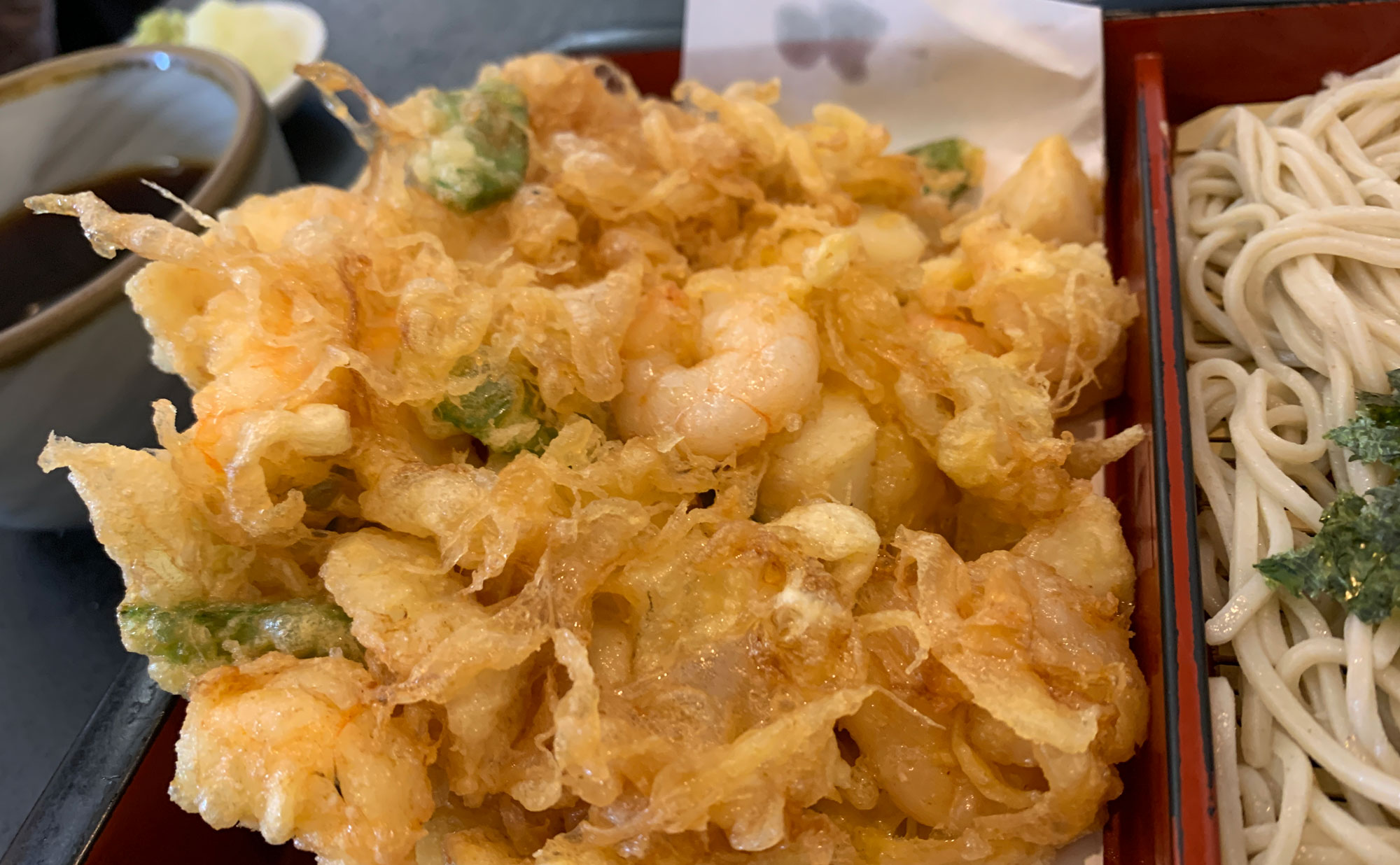 長岡 蕎麦「橋本」(Hashimoto) かき揚げ