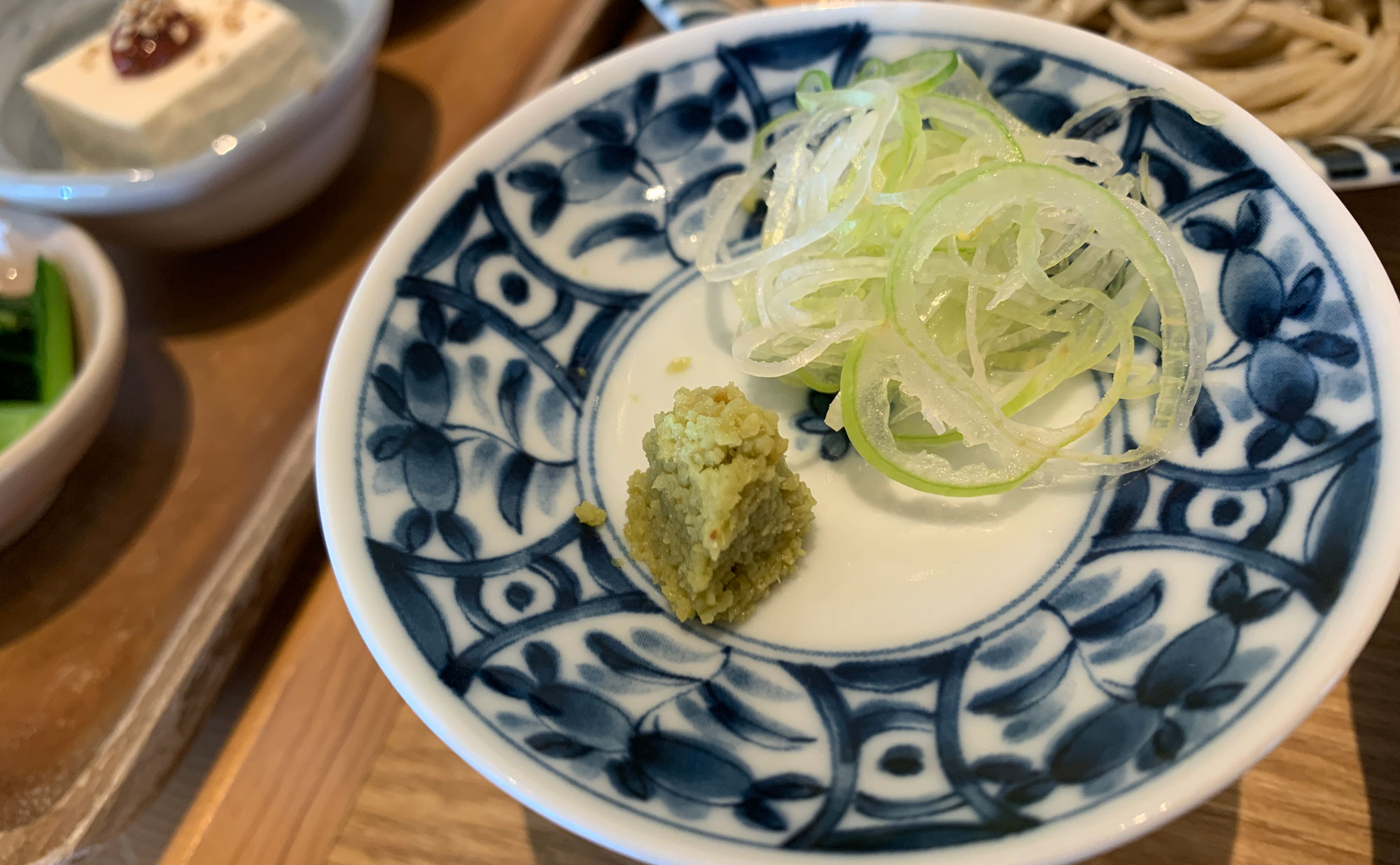 修善寺 蕎麦「おくら」(Okura) 薬味