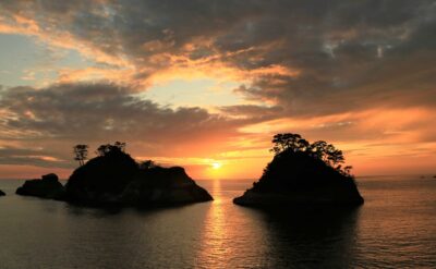 堂ヶ島トンボロ現象