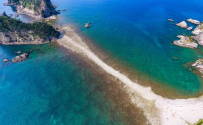 堂ヶ島トンボロ現象