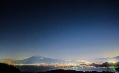 だるま山高原　夜景